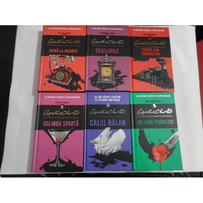 6 Romane AGATHA CHRISTIE - Editura Litera 6 Romane AGATHA CHRISTIE - Editura Litera